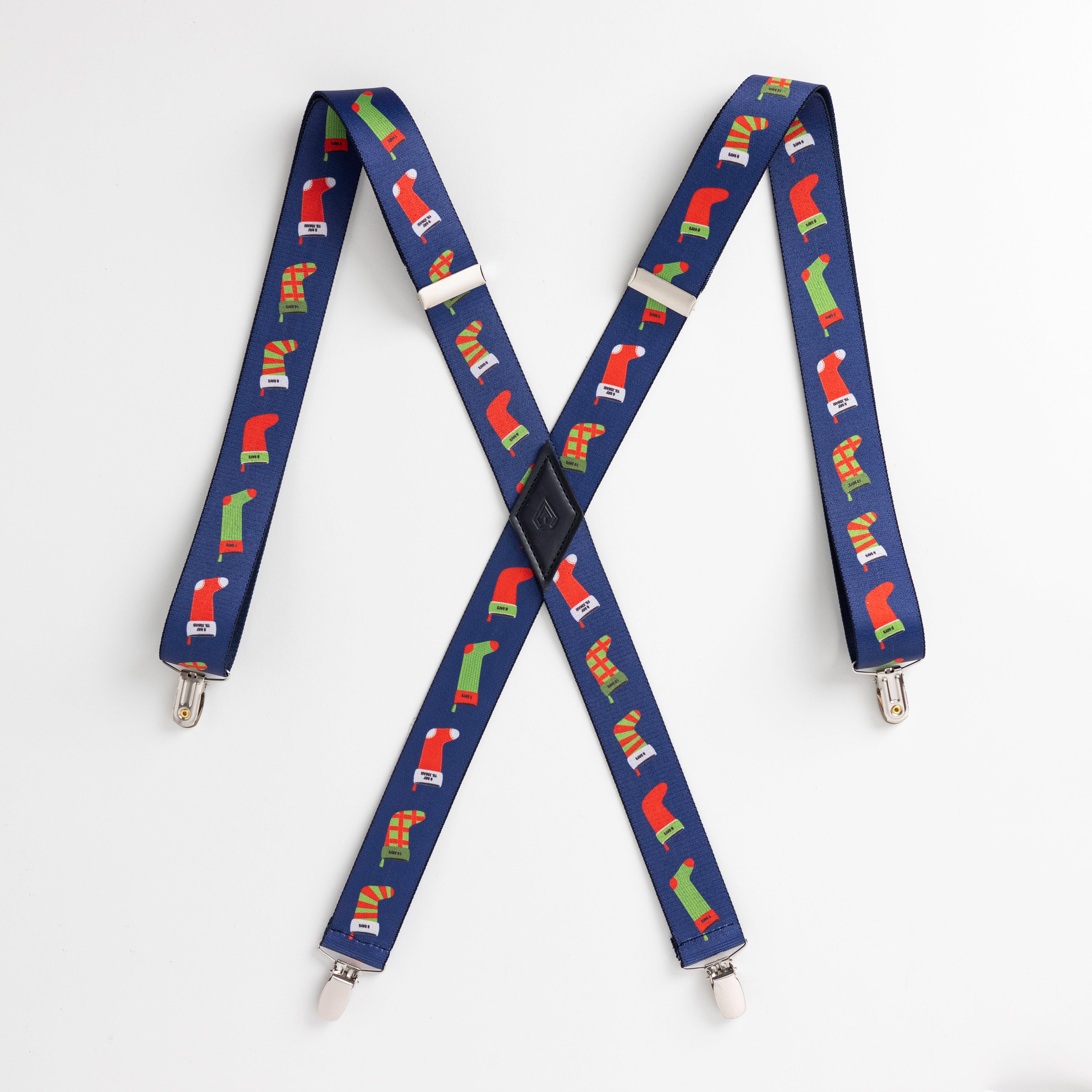 Holiday Stockings Suspenders 1 25 Inch Wide With Vegan Leather Accen holiday-stockings-suspenders-1-25-inch-wide-with-vegan-leather-accen