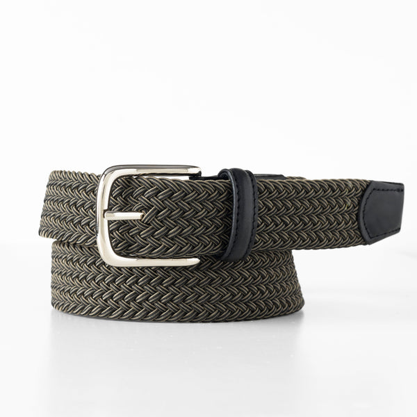 Tonal Stretch Braid Belt