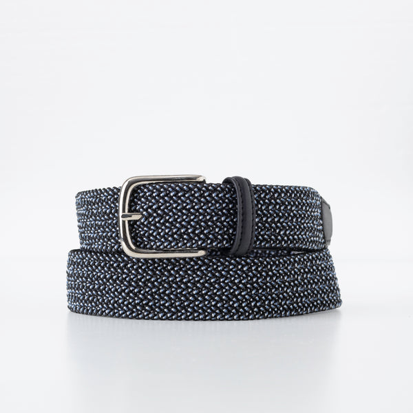 Multi-Color Stretch Braid Belt