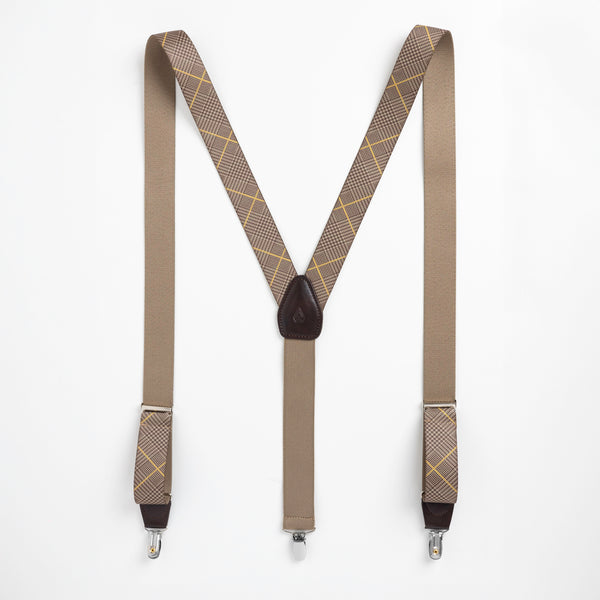 Glen Plaid Suspender